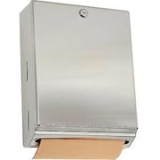 BOBRICK Bobrick ClassicSeries Vertical Folded Paper Towel Dispenser WTumbler Lock, Stainless B-262